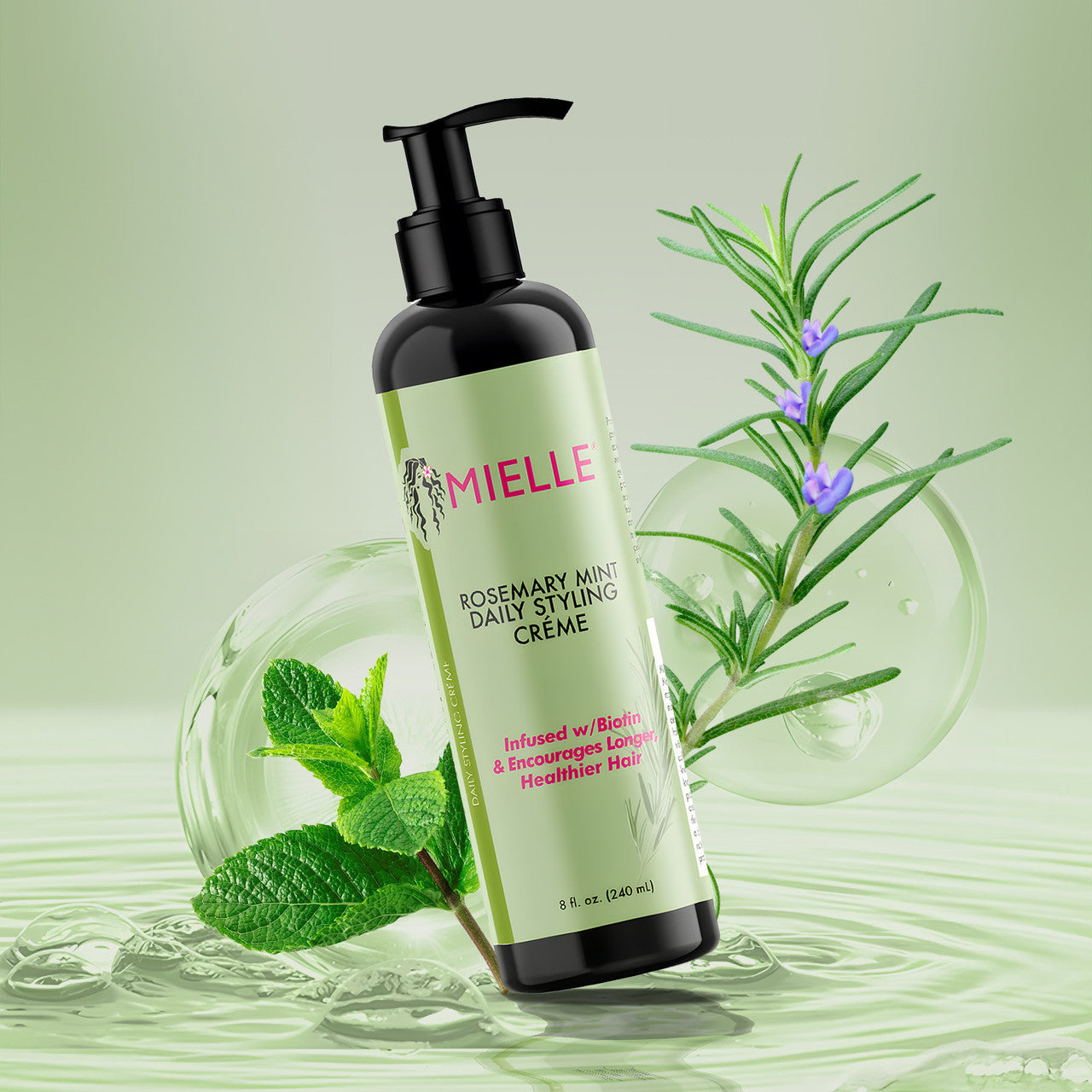 Mielle Rosemary Mint Daily Styling Crème 8 oz